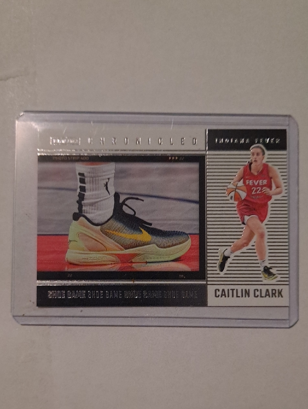 Catilyn Clark 2025 Chronicled No. 72 Shoe Game Card
